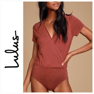 Lulus Short Sleeve Bodysuit - BRAND NEW sexy bodycon balletcore barbiecore